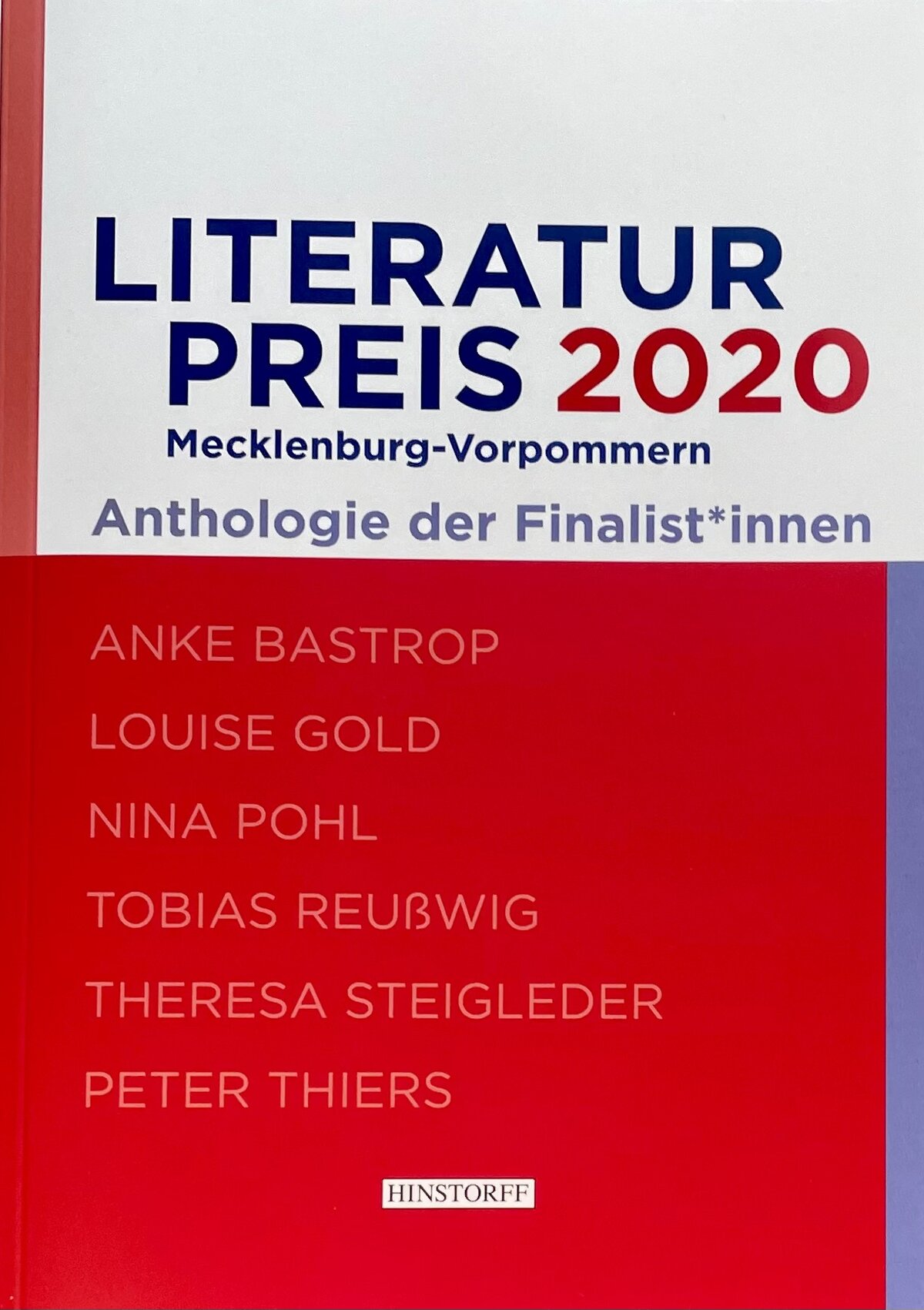 Buchveröffentlichung Literaturpreis 2020 MecklenburgVorpommern